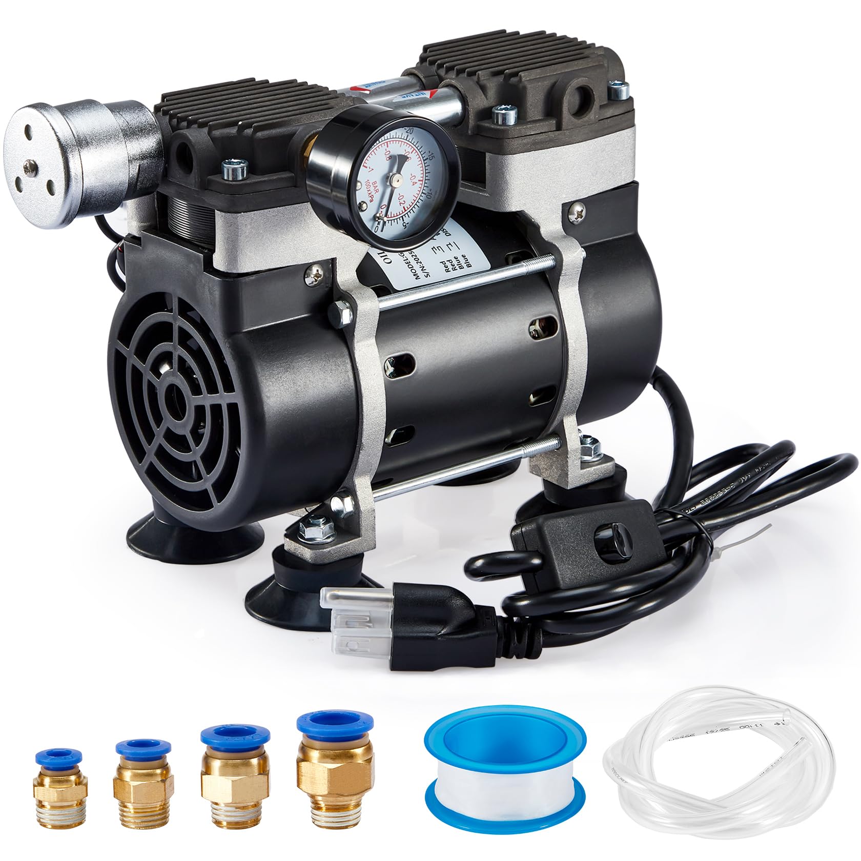 The Beautools BodyPump 未使用 ScitoLAB Vacuum Pump 50 L/Min with Switch, Oilless Lab Pump with